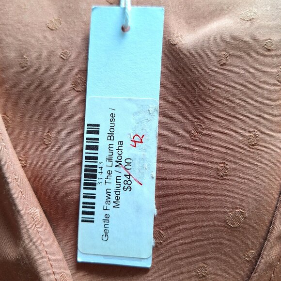 Gentle Fawn Coral Wrap Top NWT - Picture 6 of 7